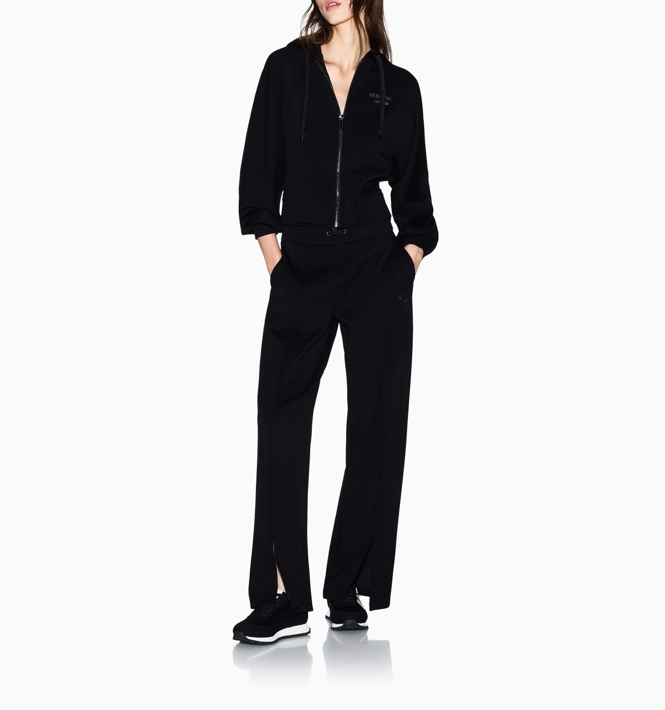 ARMANI EXCHANGE pantalón chandal color negro