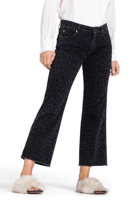 CAMBIO pantalón vaquero animal print color gris