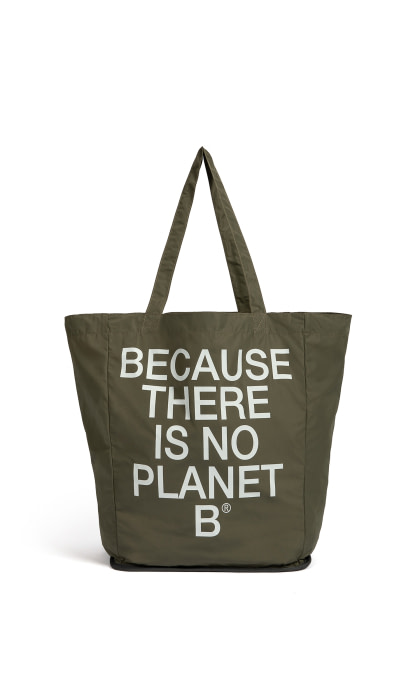 ECOALF shopping técnico plegable color caqui - 1