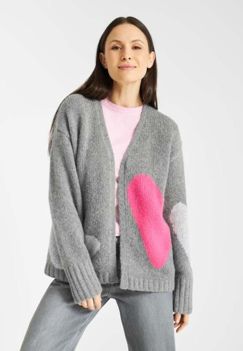 FRIEDA&FREDDIES chaqueta gris con corazones - 1