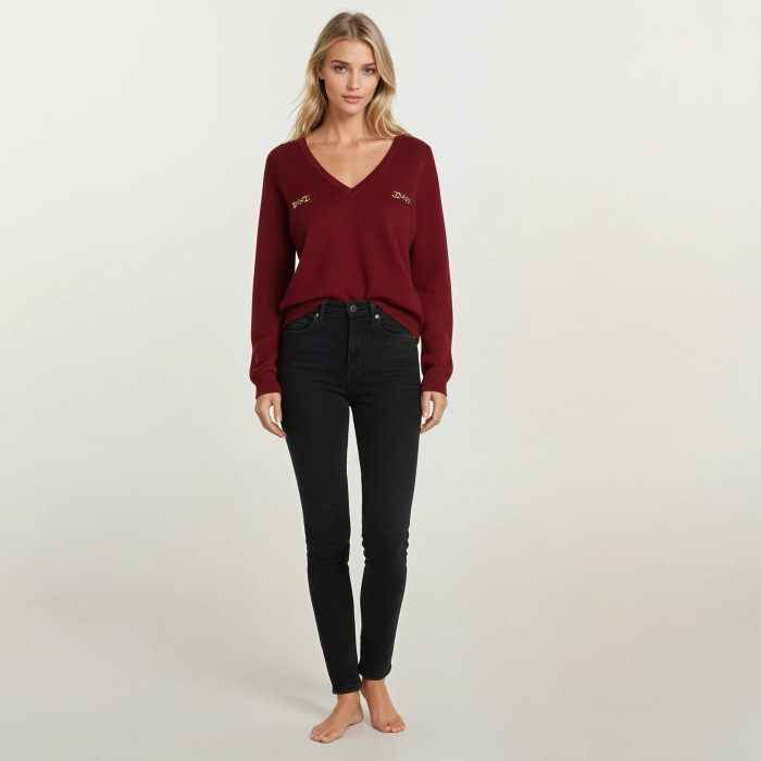 KOCCA jersey rojo con bolsillo con cadena - 2