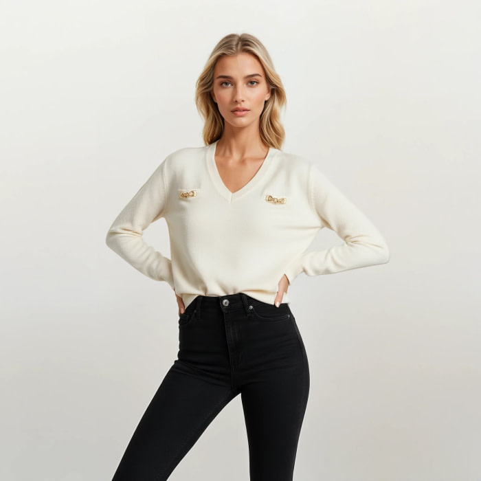 KOCCA jersey crudo con bolsillo con cadena - 2