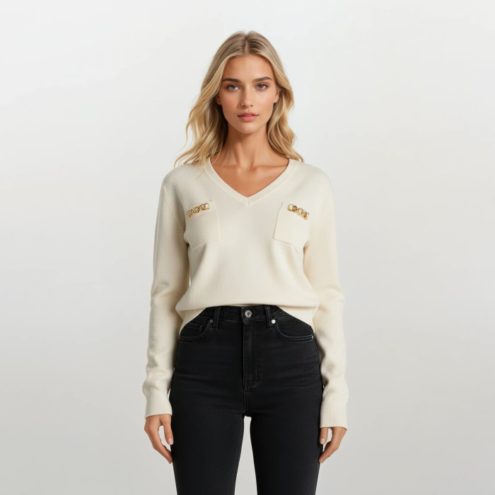 KOCCA jersey crudo con bolsillo con cadena - 3