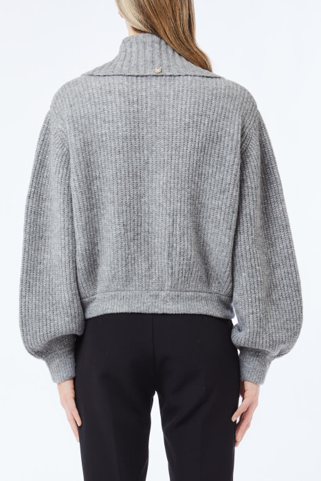 LIU·JO chaqueta en punto color gris - 2