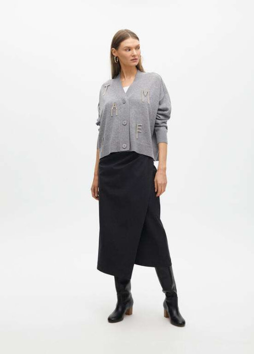 LOLA CASADEMUNT by Maite chaqueta gris con "M"  en aplicaciones - 5
