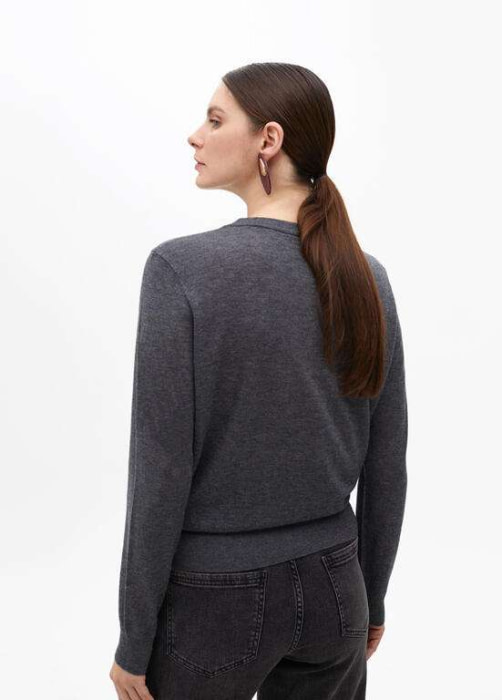 LOLA CASADEMUNT by Maite jersey gris con piedras - 11