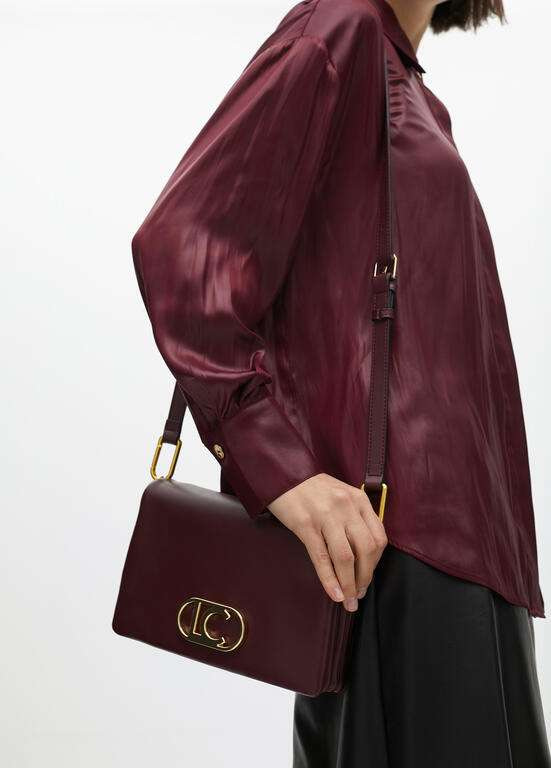 LOLA CASADEMUNT bandolera burdeos