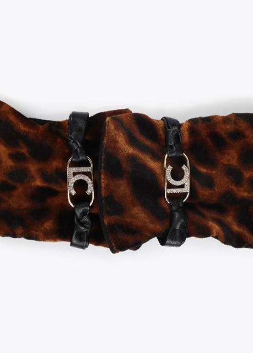 LOLA CASADEMUNT guantes en animal print - 4