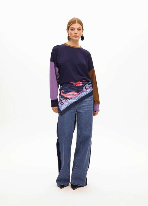 LOLA CASADEMUNT jersey tricolor azul - 6