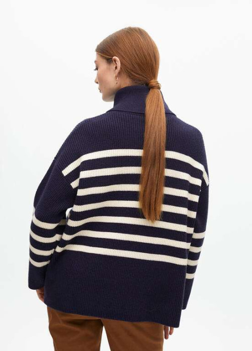 LOLA CASADEMUNT jersey oversize marinero con logo - 4