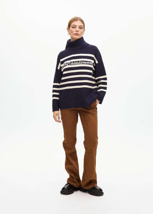 LOLA CASADEMUNT jersey oversize marinero con logo - 5