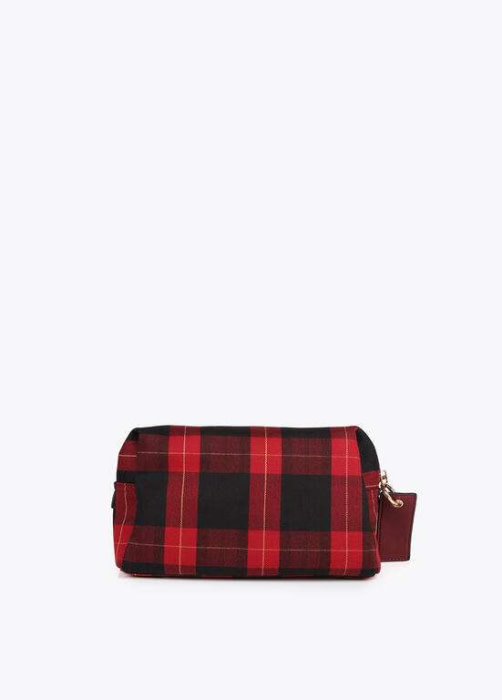 LOLA CASADEMUNT neceser tartán rojo - 3