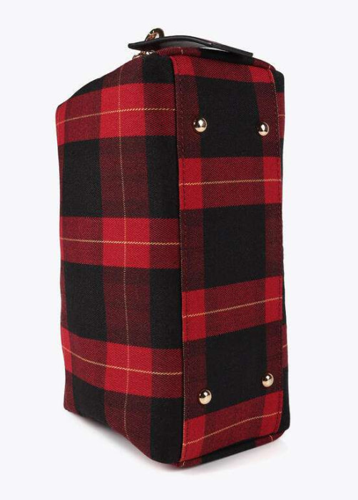 LOLA CASADEMUNT neceser tartán rojo - 5