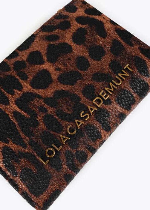 LOLA CASADEMUNT monedero en animal print - 6