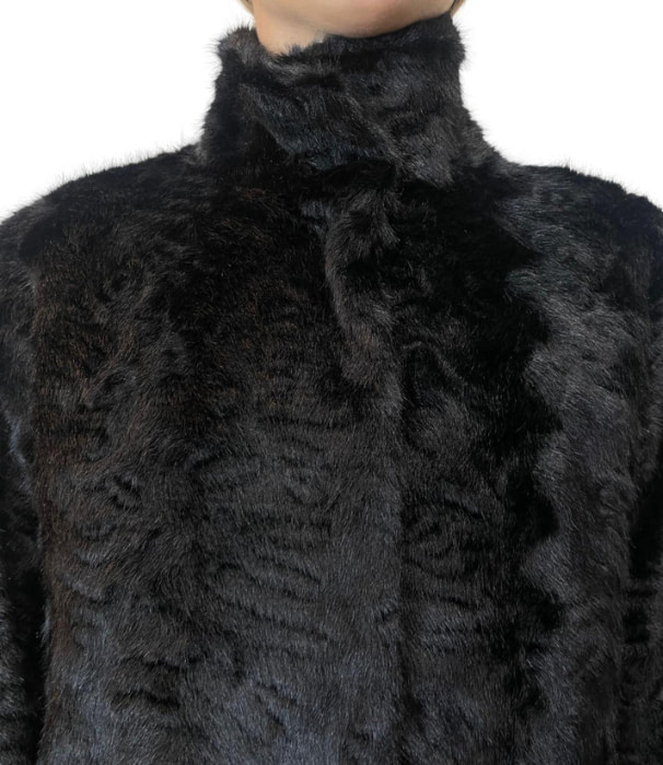 PENNYBLACK abrigo estracán sintético color negro - 4