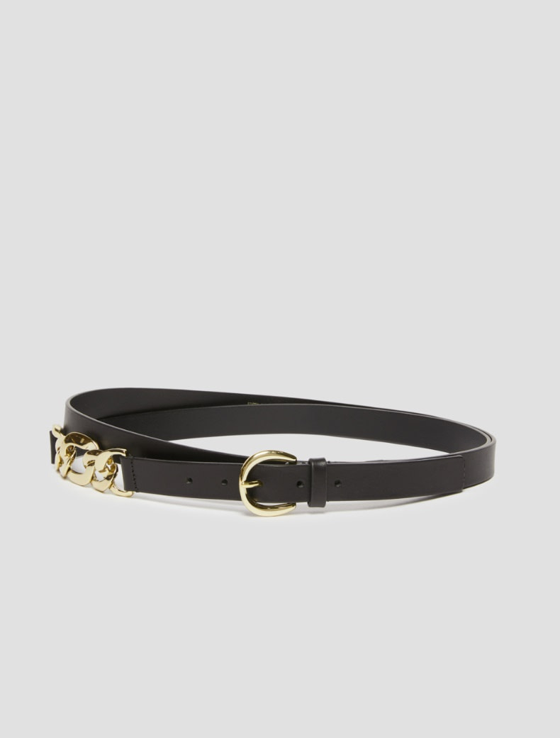 PENNYBLACK cinturón doble color negro