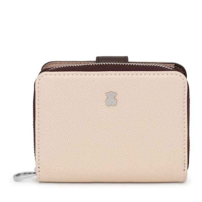 TOUS billetera S.New Dubai Saf Tri-beige - 1
