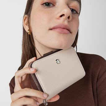 TOUS billetera S.New Dubai Saf Tri-beige - 4