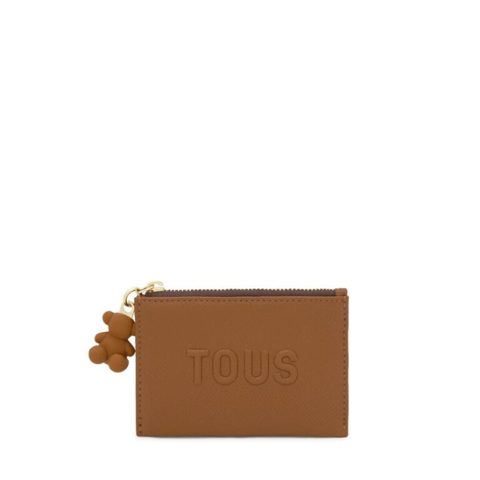 TOUS monedero-tarjetero Tous Brenda camel - 1