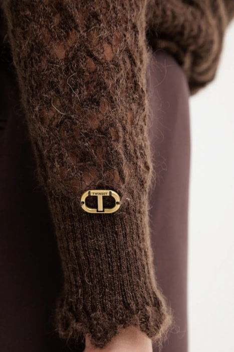 TWINSET cashequere color marrón - 4