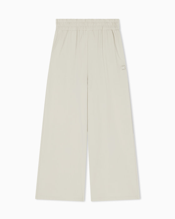 ARMANI EXCHANGE pantalón beige ancho con gomas - 3