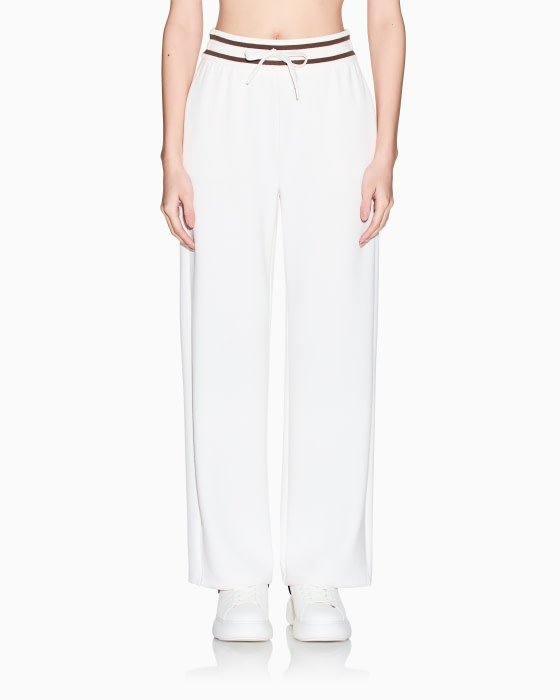 ARMANI EXCHANGE pantalón chandal blanco con  cintura en vivos - 2