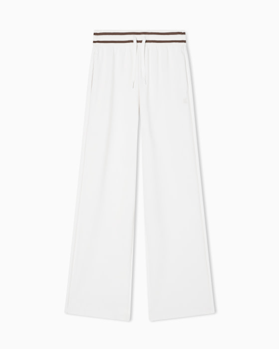 ARMANI EXCHANGE pantalón chandal blanco con  cintura en vivos - 3