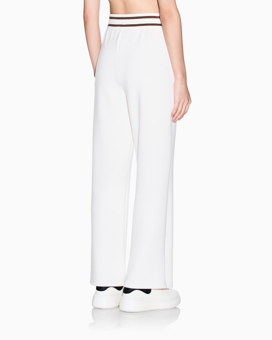ARMANI EXCHANGE pantalón chandal blanco con  cintura en vivos - 4