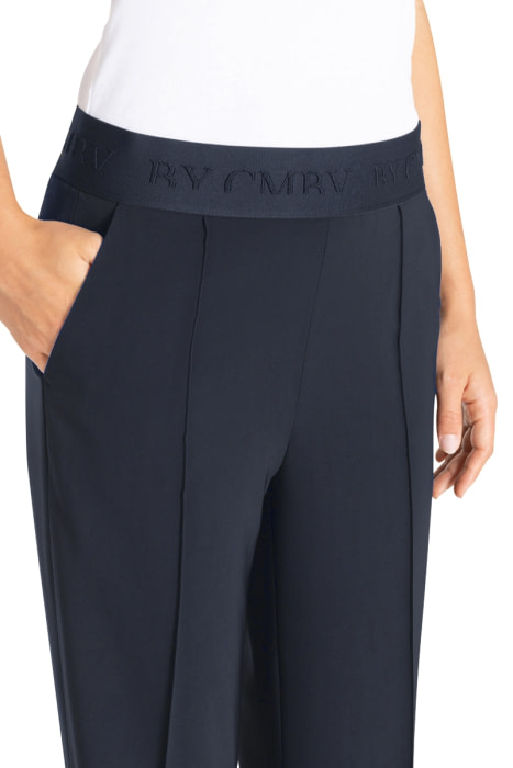 CAMBIO pantalón microfibra ancho con goma azul  marino - 3