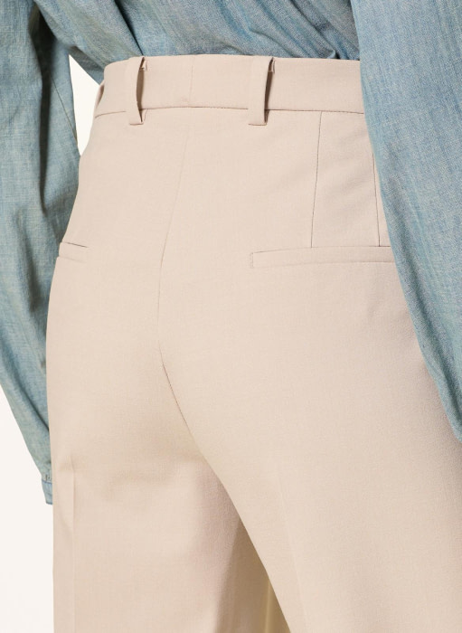 CAMBIO pantalón recto poliéster/viscosa color  arena - 4