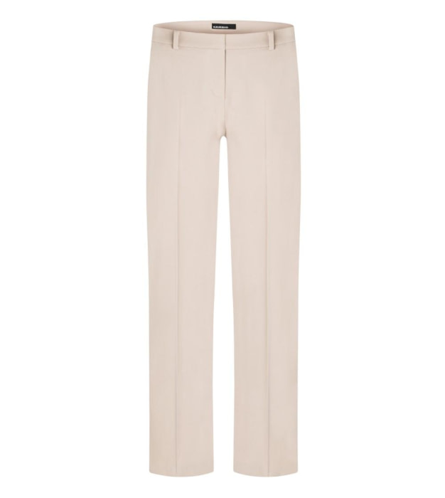 CAMBIO pantalón recto poliéster/viscosa color  arena - 5