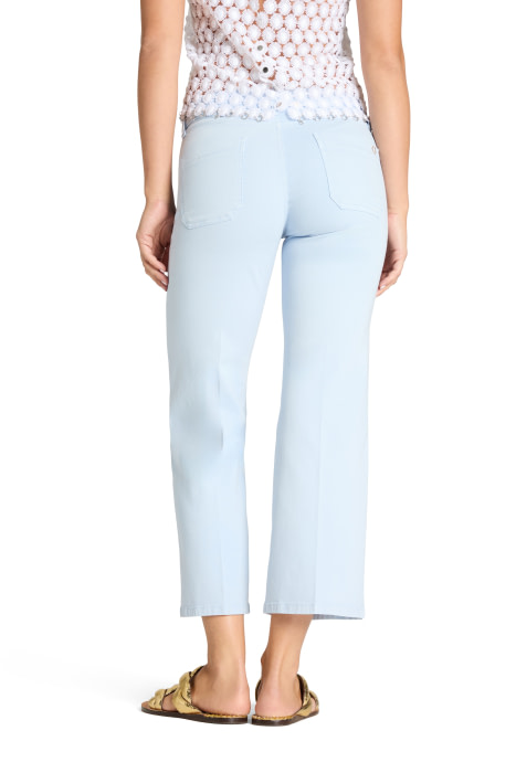 CAMBIO pantalón elástico con bolsillo plastrón  color azul cielo - 2