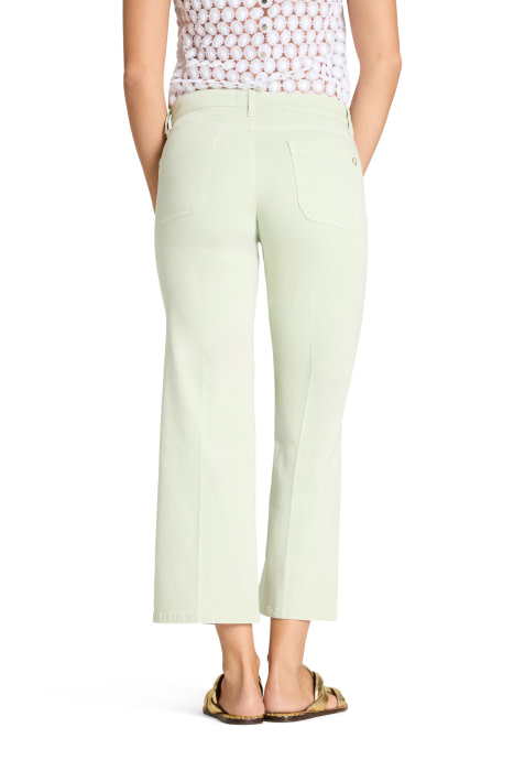 CAMBIO pantalón elástico con bolsillo plastrón  color verde manzana - 2