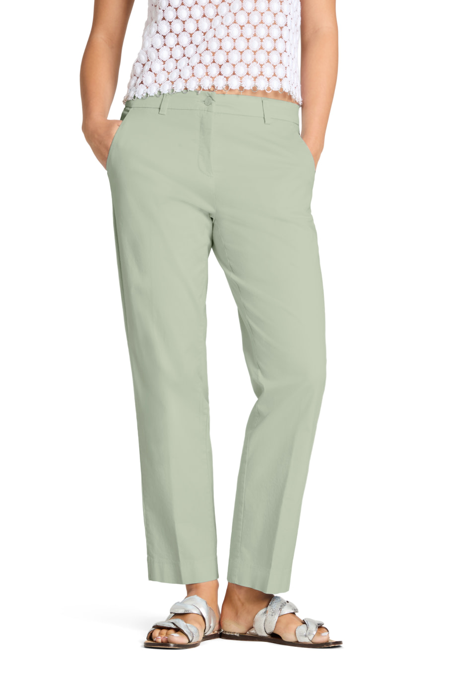 CAMBIO pantalón chino en algodón color caqui