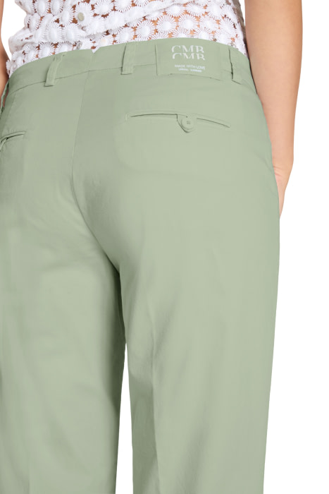 CAMBIO pantalón chino en algodón color caqui - 4