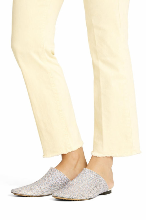 CAMBIO pantalón con bajos deshilachados color amarillo - 3