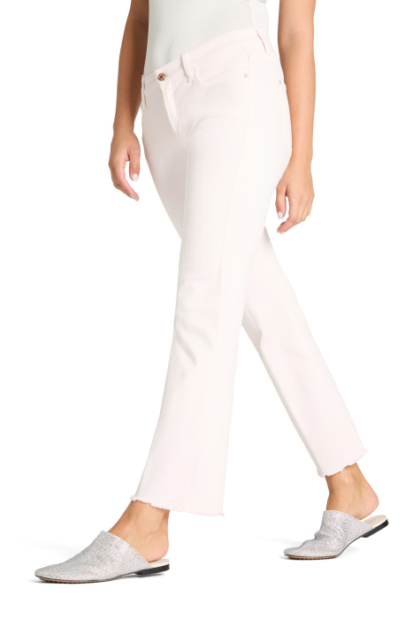 CAMBIO pantalón con bajos deshilachados color rosa palo - 3