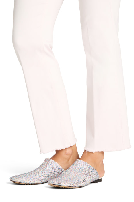 CAMBIO pantalón con bajos deshilachados color rosa palo - 4