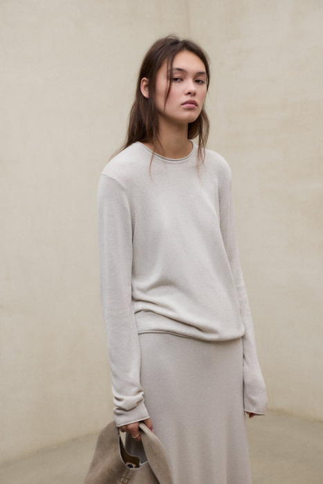 ECOALF jersey algodón color verde salvia