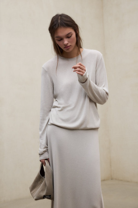 ECOALF jersey algodón color verde salvia - 2