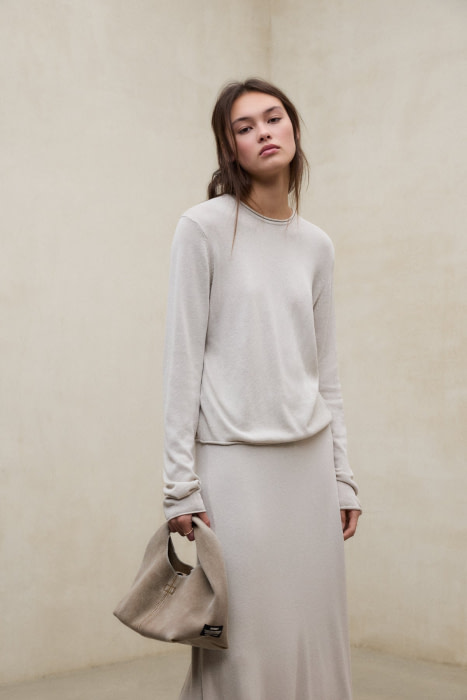 ECOALF jersey algodón color verde salvia - 3