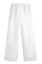 ECOALF pantalón ancho en lino color blanco - 3
