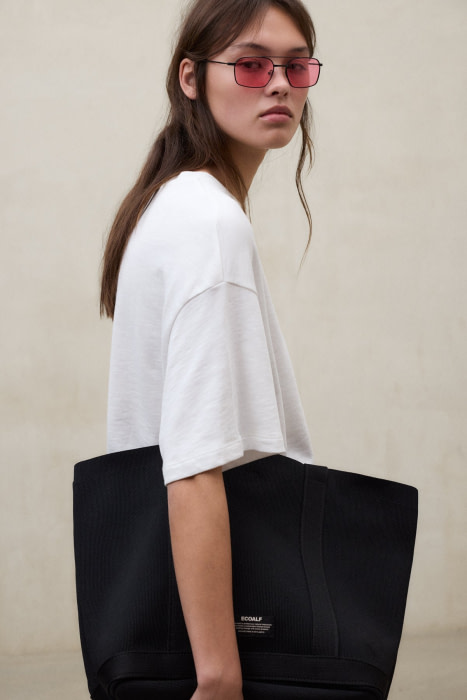 ECOALF camiseta m/c frunzida color blanco - 3