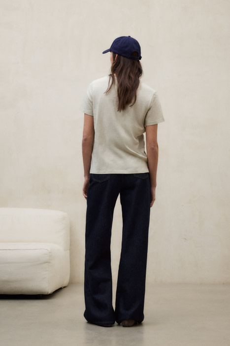 ECOALF camiseta logo  m/c verde salvia - 2