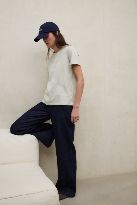 ECOALF camiseta logo  m/c verde salvia - 3