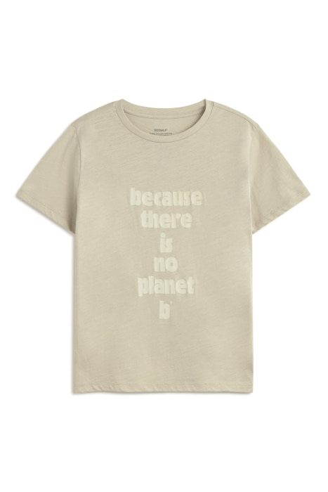 ECOALF camiseta logo  m/c verde salvia - 4