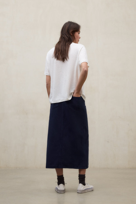 ECOALF polo m/c en lino color blanco - 2