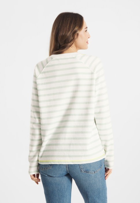 FRIEDA&FREDDIES jersey rayas blanco/verde "MIAMI" - 4