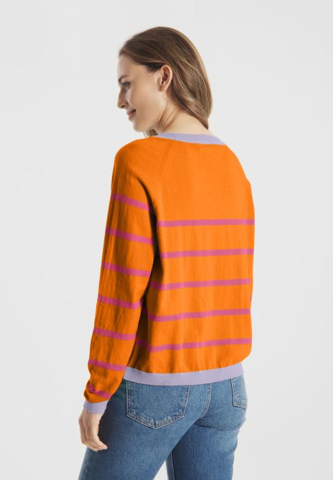 FRIEDA&FREDDIES jersey en rayas color naranja - 2
