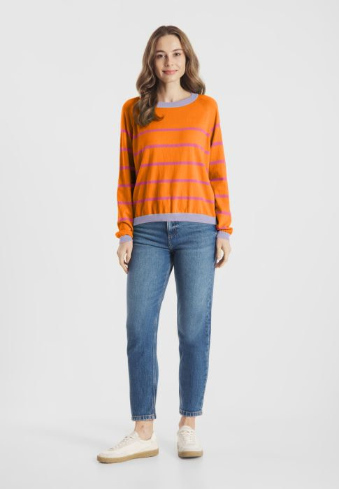 FRIEDA&FREDDIES jersey en rayas color naranja - 3